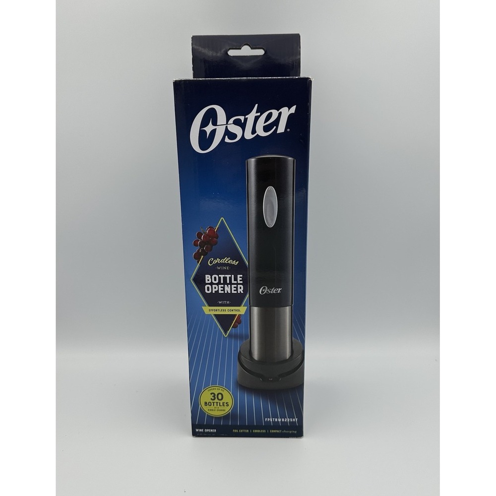 Oster Cordless Wine Bottle Opener w/‎ Compact Charging
